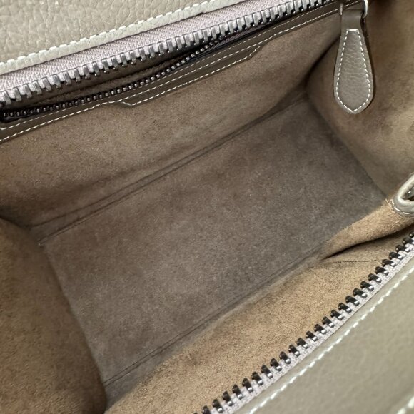 Celine Micro Luggage Bag in Taupe (Souris) - Picture 7 of 16